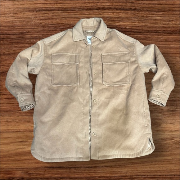 Abercrombie & Fitch Other - Abercrombie & Fitch Beige Shirt Jacket